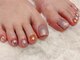 ネイルアンドアイラッシュヴィーナ ゆめタウン廿日市店 (Nail&EyeLash Vina)の写真/<パラジェル使用★持ち込みOK>派手カラ-&ア-トを楽しむフットnail♪臭い&ガサガサかかとは角質ケア追加が◎