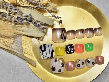 ポップネイル×ニュアンスネイル