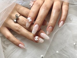 #小花柄#レース