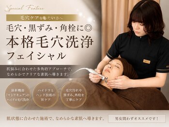 ミヤビ(MIYABI)の写真/毛穴・黒ずみ・角栓の肌悩みに◎本格毛穴洗浄フェイシャル