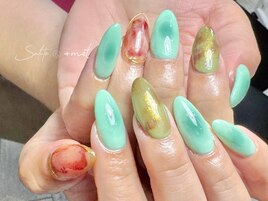 ～アボカド風ネイル～