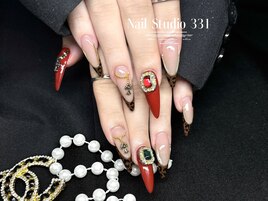 秋デザイン☆ヒョウ柄