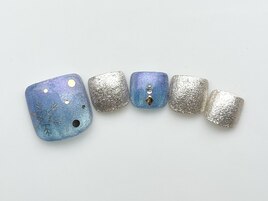 冬　フットネイル　マグネット