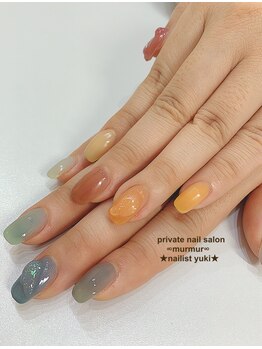プライベート ネイルサロン マーマ(murmur)/カラフルネイル