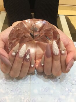 エスフィーネイルサロン ブリーユ(Esfy nailsalon Brille)/ニットとくまさんネイル