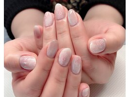 水彩ネイル