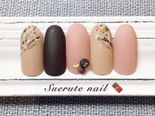 スエルテ ネイルサロン 北千住店/3色チョコネイル ¥8000