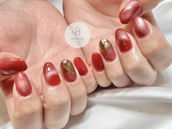 ジーエスネイル(GS NAIL)/ハートホロ/マグネットネイル