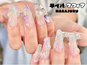 ネイルマフィア 原宿(NAIL MAFIA)の写真/【痛ネイルの施術も可能】お客様の理想を創り上げる驚きの再現率！※痛ネイルのご予約はLINE@のみ
