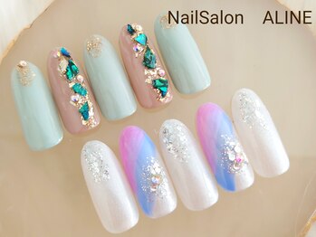 ネイルサロン アリーヌ(ALINE)/【定額】トレンドコース¥6500