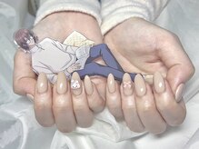 ヤシネイル(Yashi Nail)/ワンカラー　推し活ネイル