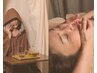 【温めて引き上げる】よもぎ蒸し×小顔フェイシャル80分｜リフトアップに