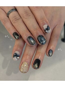 エヌーク バイ ブラウン(enurk by Brown)/モノトーン★ニュアンスネイル