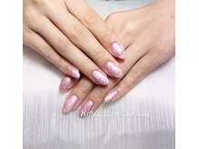 キラ カワイイ ネイル(Kira kawaii nail)/もやもやピンクネイル