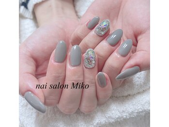 ミコ(Miko)/パラジェル グレー 埋め尽くし