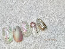 ルークネイル 恵比寿店(LUKE NAIL)/クリアニュアンスマグネット　冬