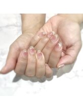 ルームヘアネイル 曙橋店(Room hair nail)/チークネイルマグネットフレンチ