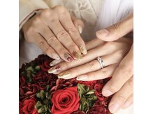 ブライダルネイルも◎！花嫁の美しさを引き立てるお手元に★