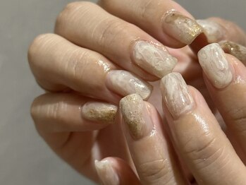 リノ 大阪本町店(lino)/奥行きネイル【8.15】