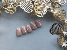 イチプラス(ICHI+)/ベージュネイル