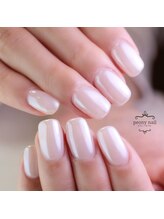 ピオニーネイル(peony nail)/ホワイトミラー