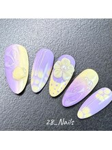 28ネイル 新中野店/夏・海・マンスリーデザイン