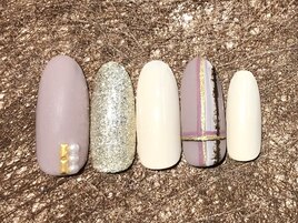 チェック柄×マット