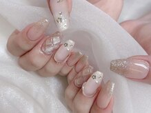 モルフォネイル(Morpho nail)/#新宿ネイル#大人可愛いネイル