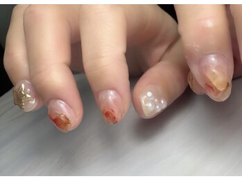 ニュアンス/オレンジ/クリア