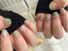 サロン105(salon 105)/ミントグリーンのグラデで爽やか