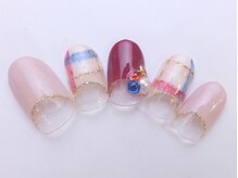 ネイルサロン ドレリッチ 大宮店(drerich)/【6990】ブランケットチェック