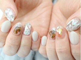 天然石にミラーや箔加工が可愛い