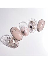 エトワール 大垣店(Etoile)/大人ピンクシェルネイル