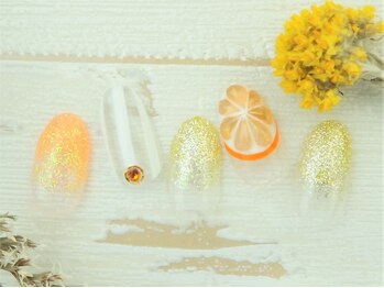 ネイルズガッシュ 武蔵小山店(NAILsGUSH)/*フレッシュオレンジ*