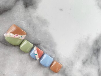 スリー(THREE)/Mar,2021/nail design