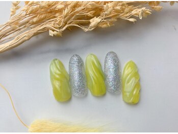 ネイルサロン&スクール ジーナ(GINA)/ピスタチオカラーネイル