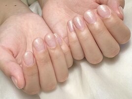 ラメ入りbeigeグラデーション