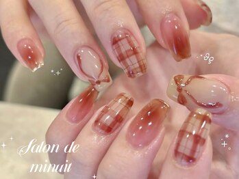 サロン ド ミニュイ(Salon de Minuit)の写真/トレンドのカラー、パウダー、パーツが豊富！アナタだけのネイルを♪多彩なアートで自由度の高さも魅力！