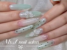 ミィスネイル(MxS Nail)の雰囲気（ミントカラープルメリアネイルなどかわいいデザインたくさん！）
