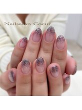 ネイルサロン クール(Nailsalon Coeur)/ラメグラデーション