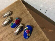 ネイルスミス 高松店(Nailsmith)/コントラストフラワー