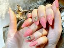 大人ピンクネイル【Cher nail】