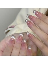 ABマツエクネイルサロン/チックマグネットフレンチネイル