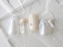 ブライダルネイル￥8500