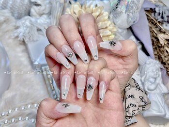 レアネイル 渋谷店(Le’a nail)/白ワンカラー