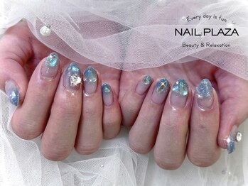ネイルプラザ 河原町OPA店(NAIL PLAZA)/うるうる夏ネイル