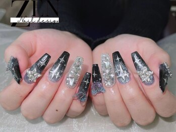 ゼン ネイル デザイン 池袋(ZEN NAIL DESIGN)/* 長 さだしやり放題×つけ放題