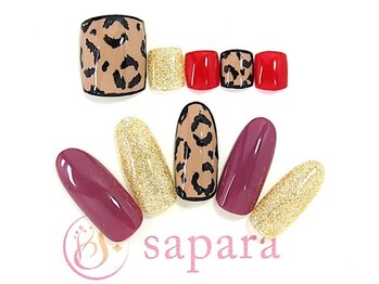 津田沼ネイルサロン サパラ(sapara)/ハンドフットセット定額¥11,499