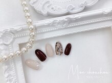 モンシュシュ 吉祥寺(Mon chouchou)/ツイード×パール上品ネイル