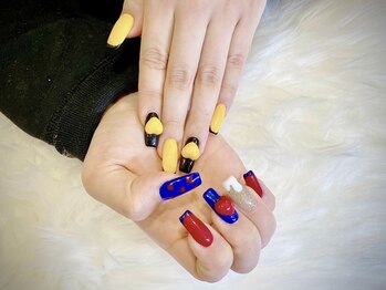 ルビーネイル 太閤通駅店(RUBY NAIL)/フリーデザインジェルスカルプ